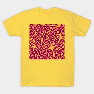 Run, Jump, Play Original on Plum Red T-Shirt